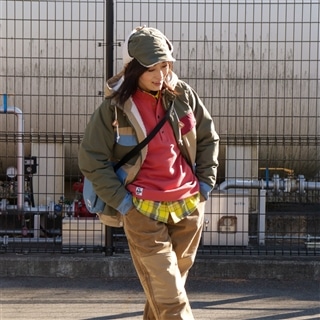 御殿場店☆Camping Boa Parkaはこう着る⁉️😍あったかコーデのご紹介💁‍♀️🧡