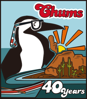CHUMS ブランド40周年記念ロゴ