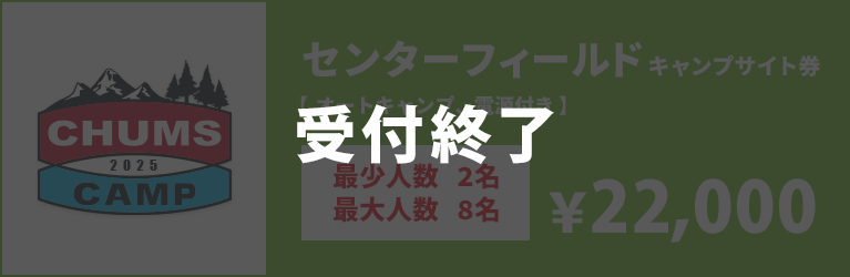 センターフィールドキャンプサイト券