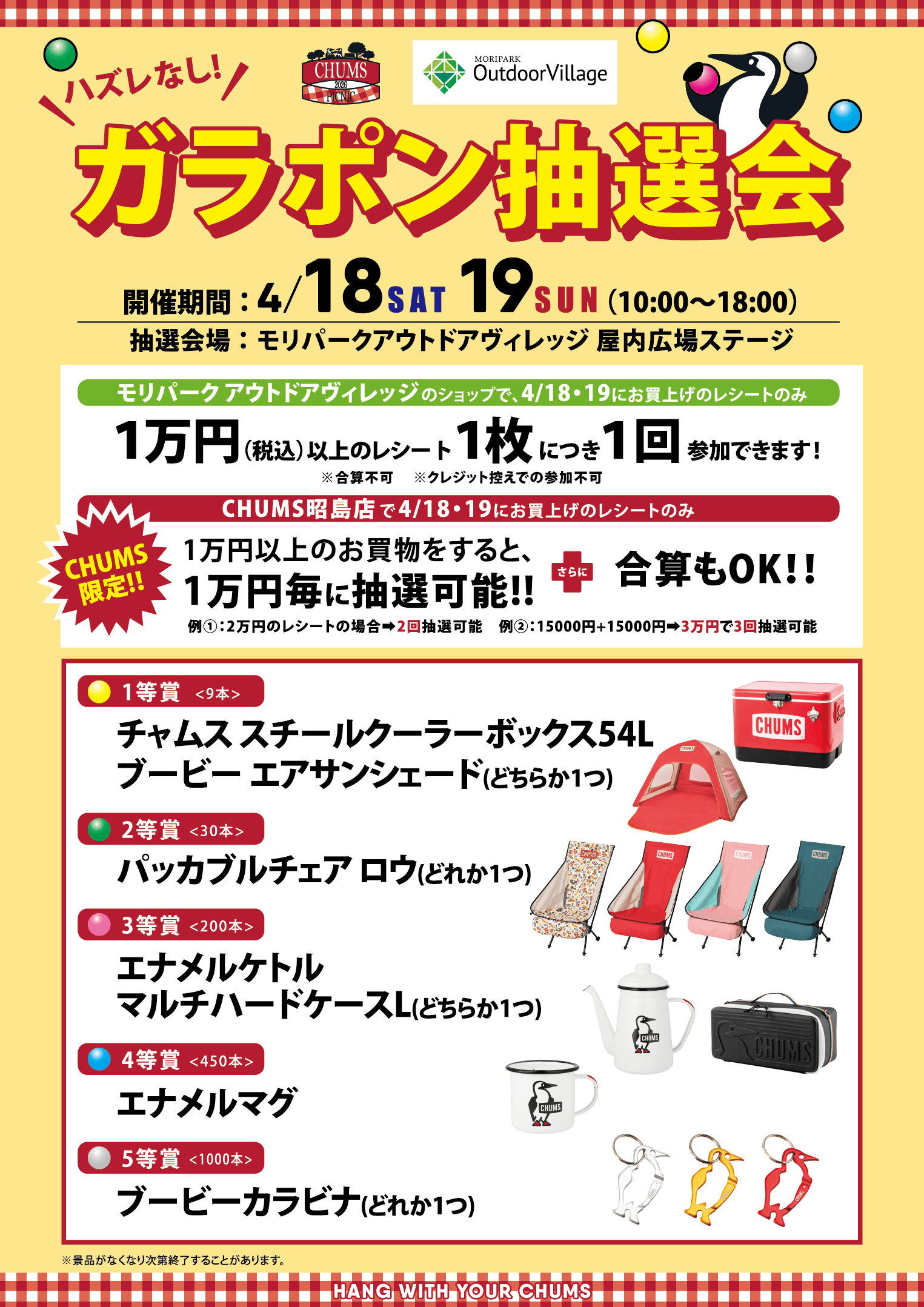 ガラポン抽選会詳細