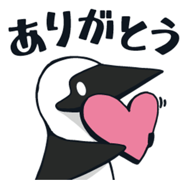 ブービーバードあいさつスタンプメインイメージ