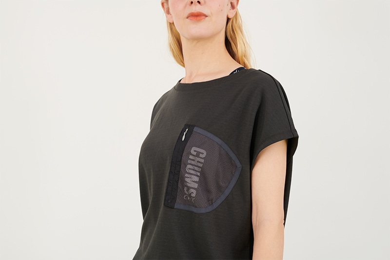 CHUMS x CW-X Mens Mesh Pocket T-Shirt