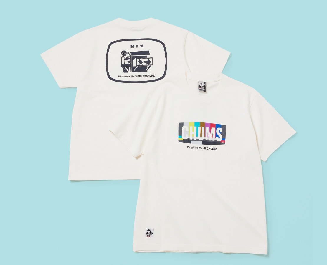 日テレ×CHUMS カラーバーTシャツ