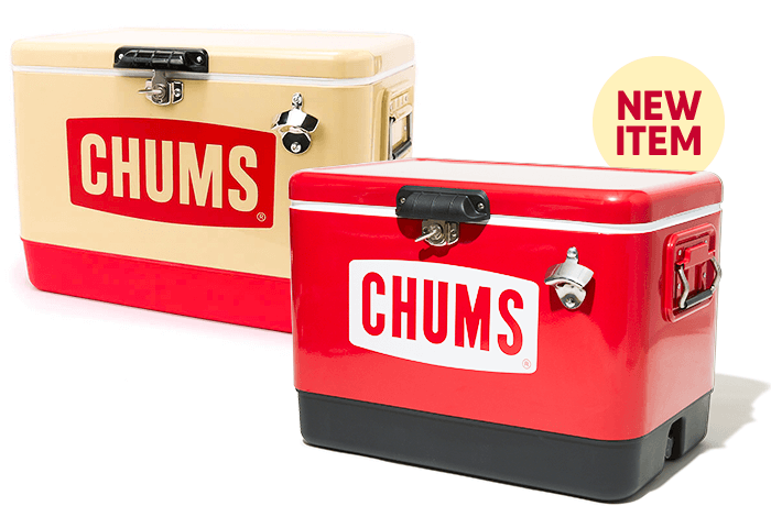 CHUMS チャムス スチール クーラーボックス 12L ベージュ