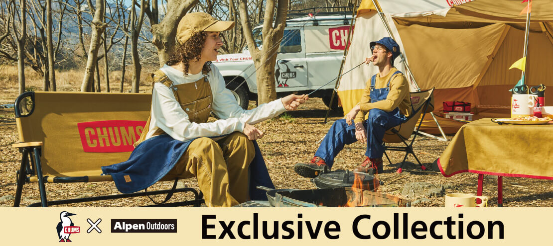 【限定】アルペン×チャムス exclusive collection フレイムリターダント（難燃素材シリーズ） 登場！