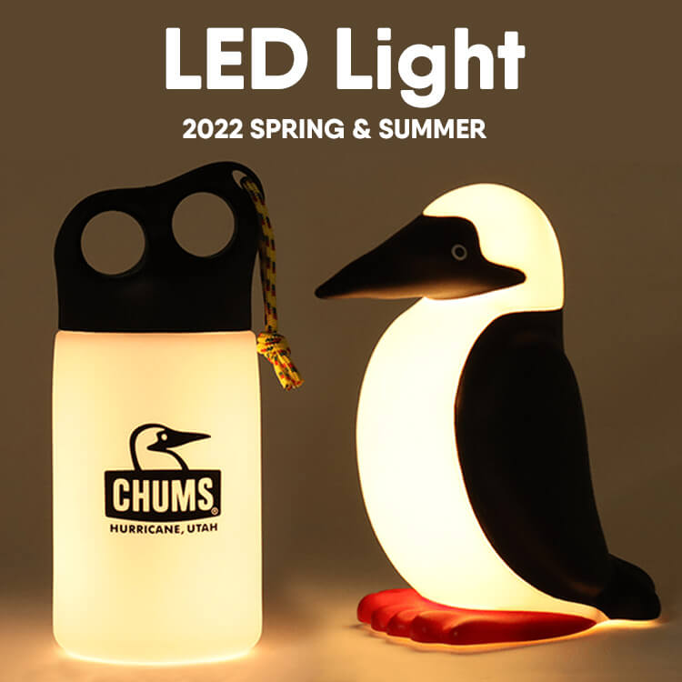 キャンプの夜が楽しみになる！自宅のインテリアにもおすすめのかわいいLEDライト3種新登場！