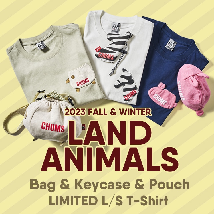 CHUMSらしいあそびゴコロ溢れる新シリーズ“LAND ANIMALS”（ランドアニマルズ）