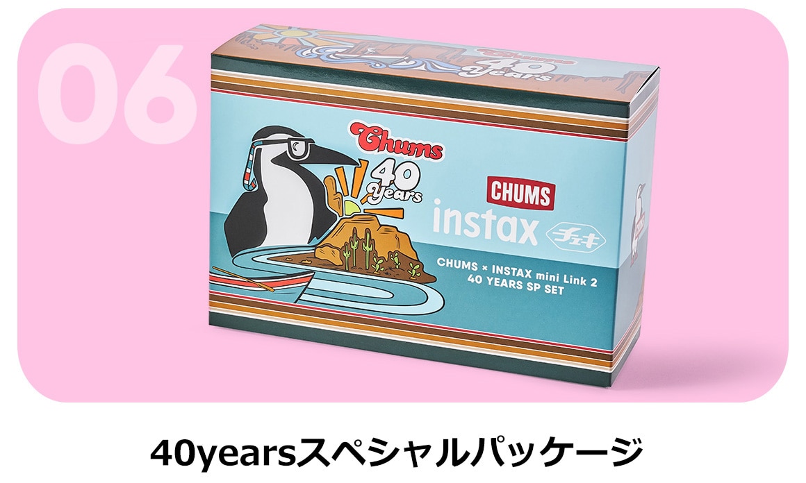 CHUMS×instax mini Link2 40years SP Set  40yearsスペシャルパッケージ