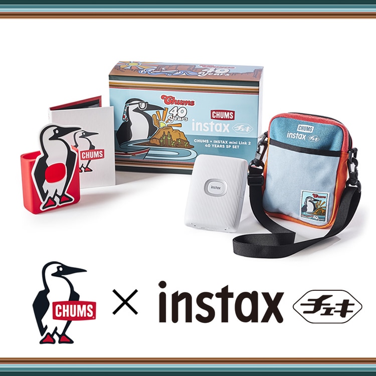 INSTAX“チェキ”×CHUMSのコラボレーション！大人気のスマホプリンター「INSTAX mini Link 2」× CHUMSのスペシャルセット
