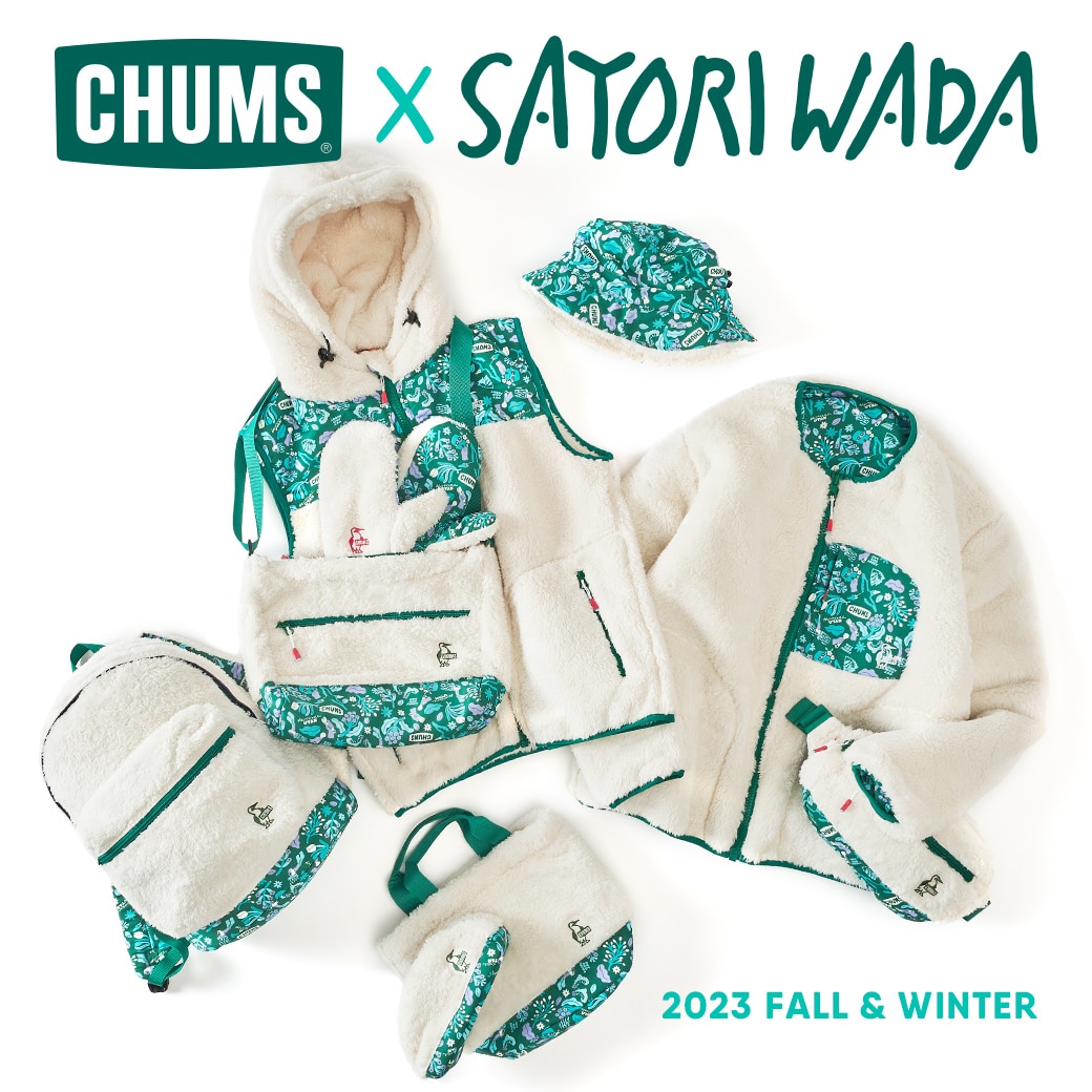 CHUMS アーティストコラボ第二弾 “sayori wada”コラボアイテムに新作登場！