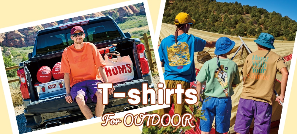 アウトドアやキャンプ、BBQにも！機能性にも優れたおすすめTシャツシリーズ
