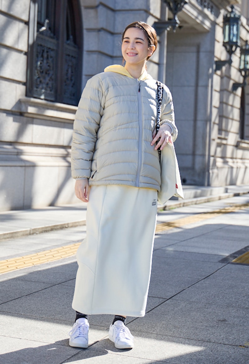 No.2 ラフなスタイルで街でお買い物！冬のおでかけコーデ