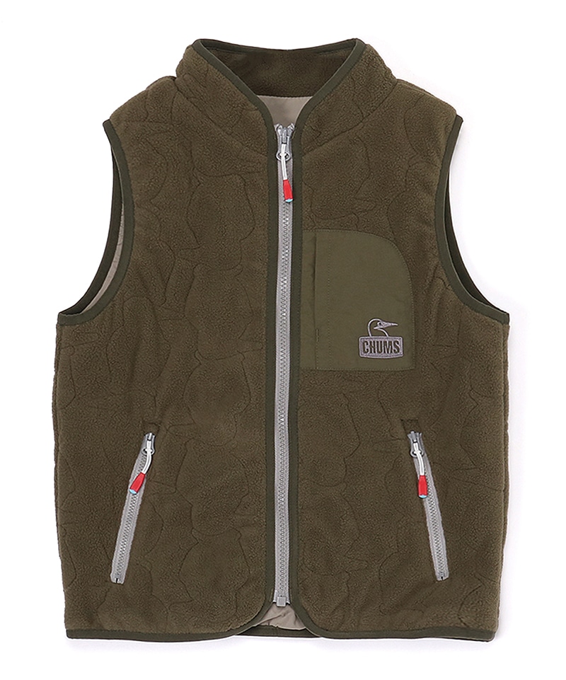 Kid's Booby Stitch Fleece Vest