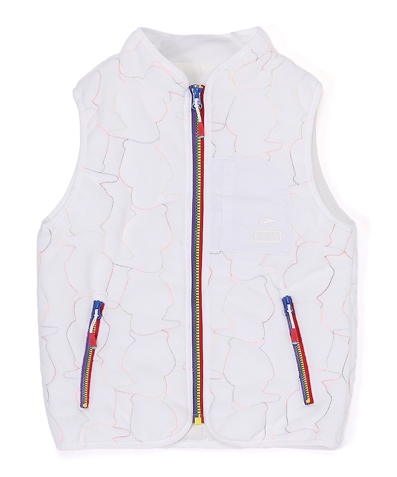 Kid's Booby Stitch Fleece Vest