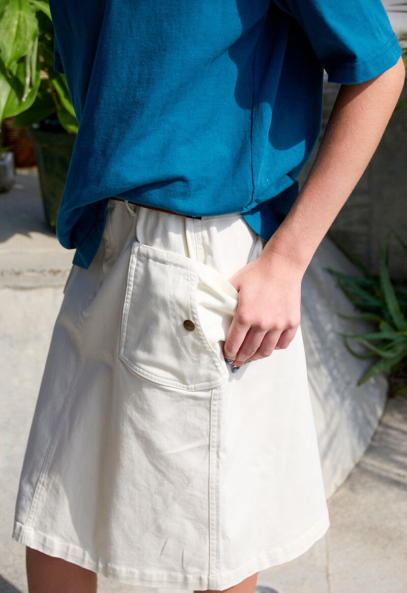 【2024春夏】大きなポケットのスカートでバーベキュースタイル