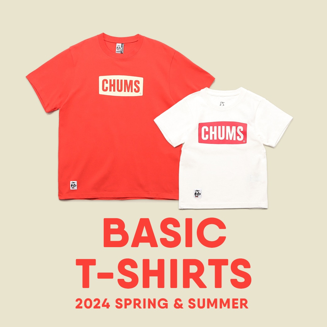 毎日着たくなる！長年愛される3種のCHUMS定番ロゴT