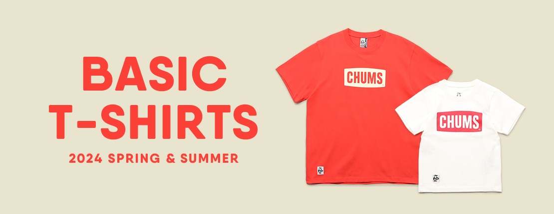 毎日着たくなる！長年愛される3種のCHUMS定番ロゴT