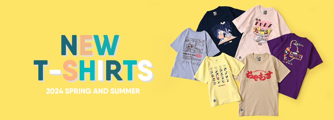 夏らしいポップなカラーとデザインの新作プリントTシャツが登場！楽しい夏を彩るラインナップ！