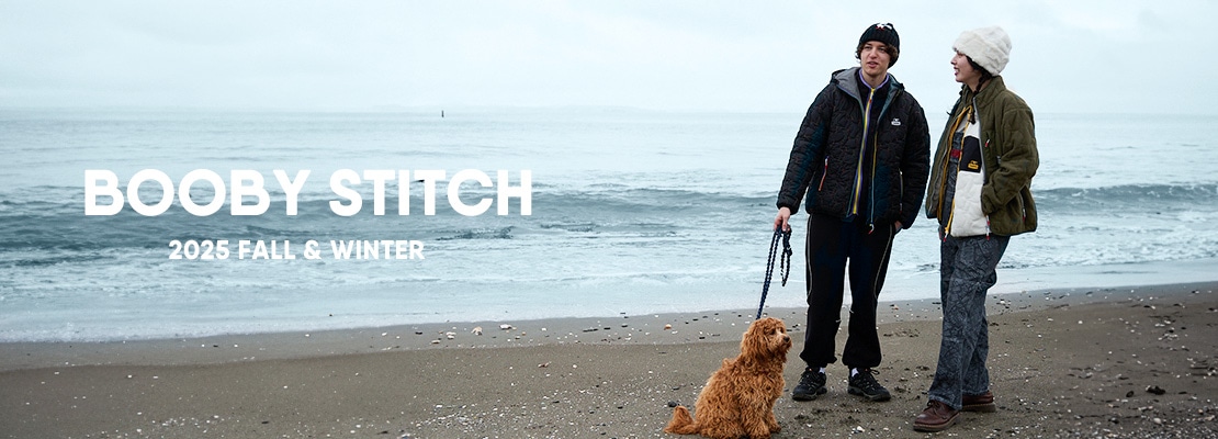 ブービーバードのシルエットをキルティングに施した「Booby Stitch（ブービーステッチ）」