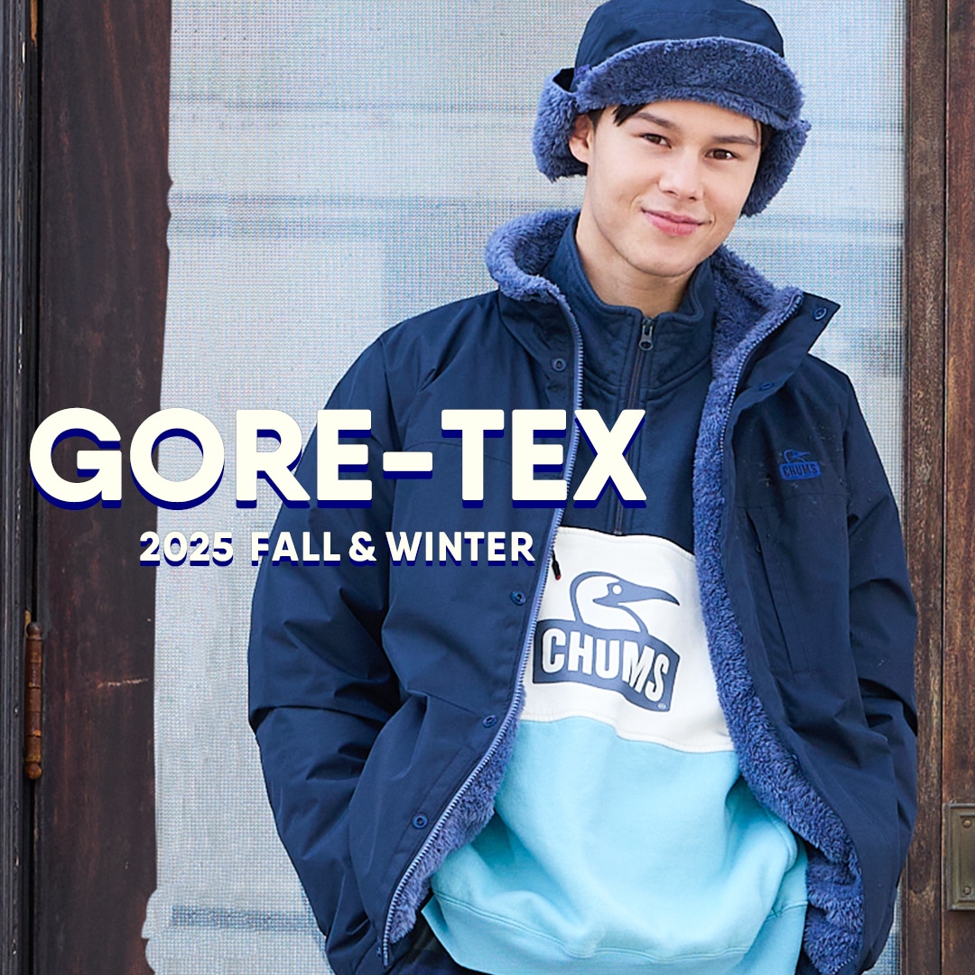 寒い季節もアクティブに！優れた機能性とCHUMSらしいデザインの「GORE-TEX」シリーズ
