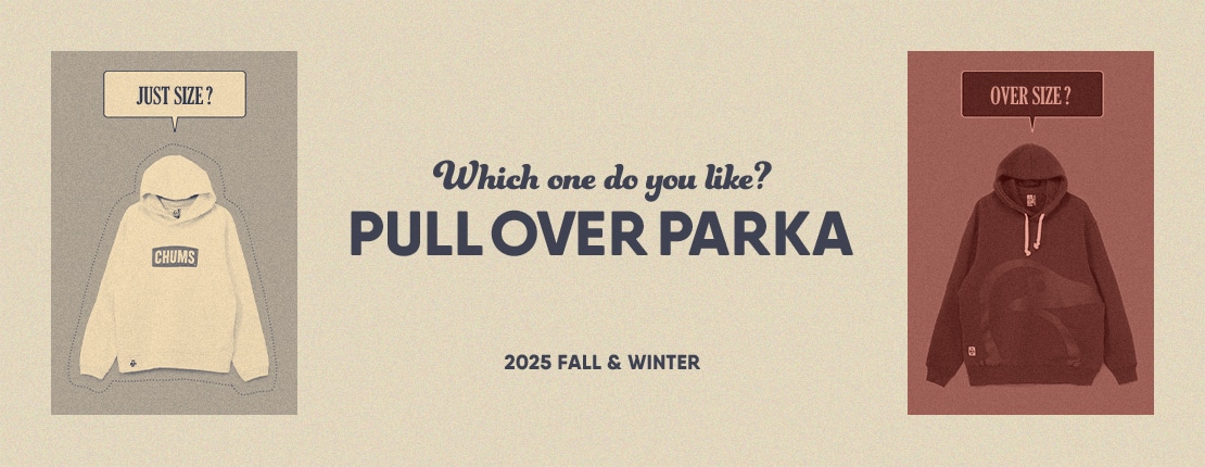 ジャストサイズ？オーバーサイズ？シルエットで選ぶプルオーバーパーカー