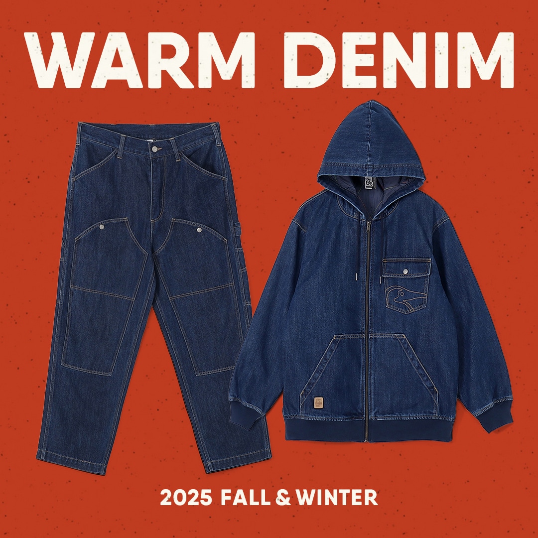 厚着に見えないのに温かい！WARM DENIMシリーズ