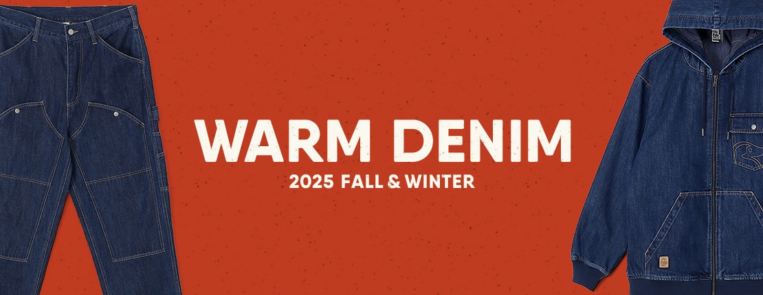 厚着に見えないのに温かい！WARM DENIMシリーズ