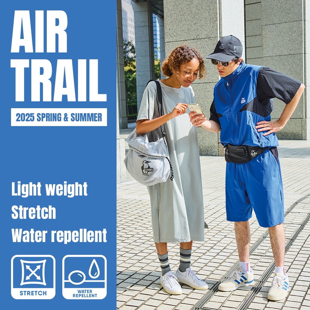 4Wayストレッチ・軽量・撥水！アスレジャースタイルも楽しめる「AIRTRAIL（エアトレイル）」シリーズ
