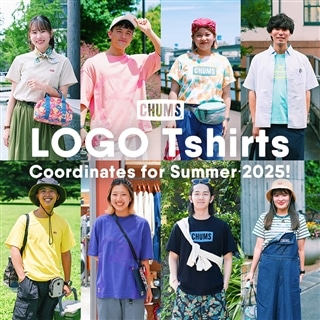 店舗スタッフがシーンに合わせたコーデを提案♪CHUMSの定番ロゴTで夏を楽しもう！
