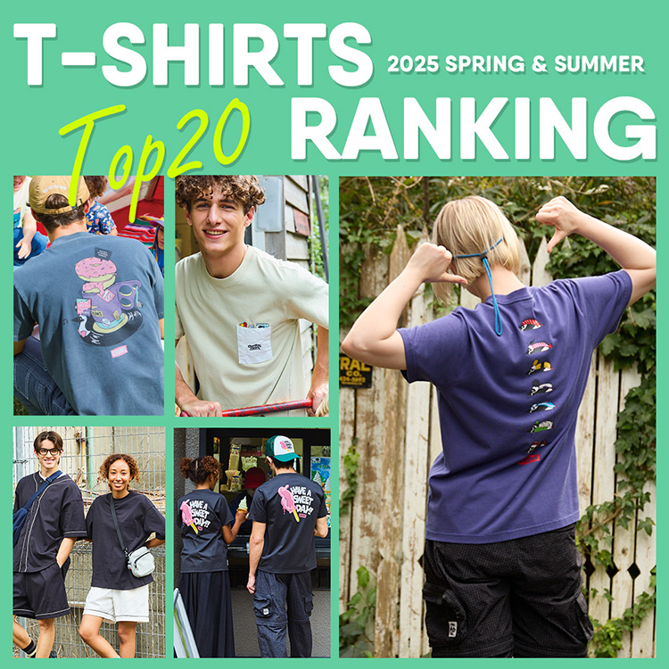 この夏はどのTシャツを着る？2025年 Tシャツ人気ランキング
