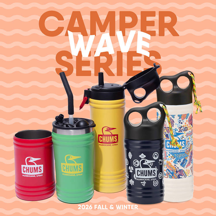 選べる３種類で、いつでもどこでも飲みごろキープ！CAMPER WAVEシリーズ