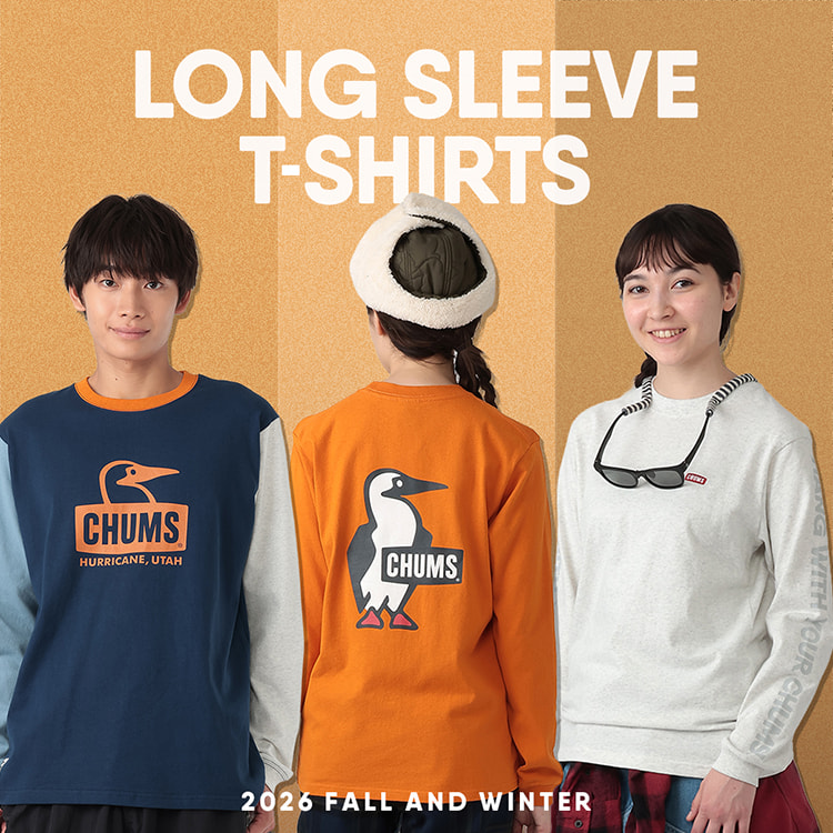 今から重宝するCHUMSの長袖Tシャツ