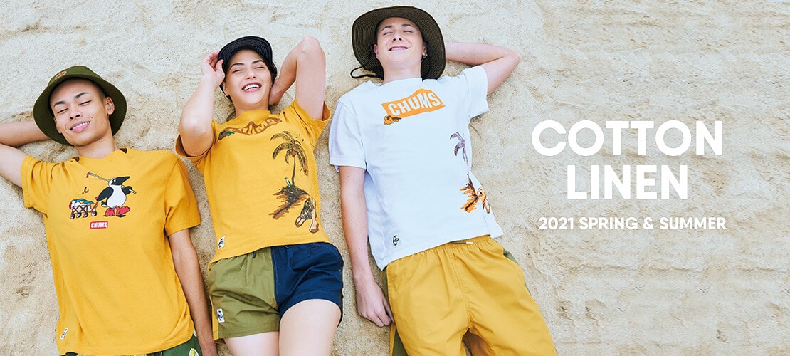 チャムス Tシャツ コットンリネン コットン