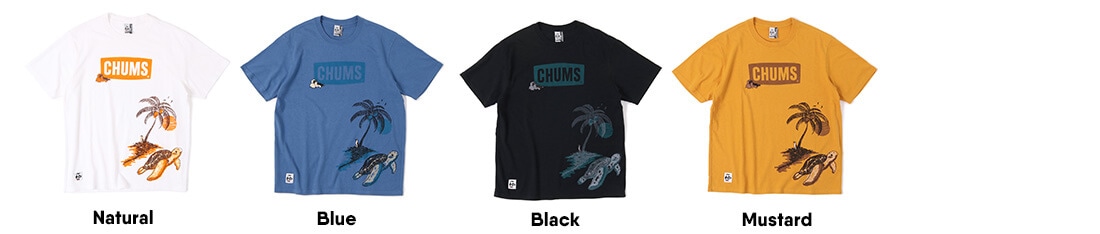 シータートルチャムスロゴTシャツ