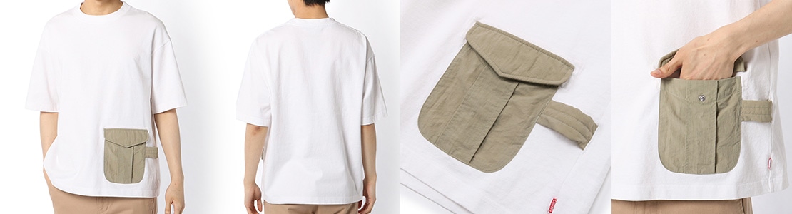 ヘビーウエイトユーティリティポケットTシャツ