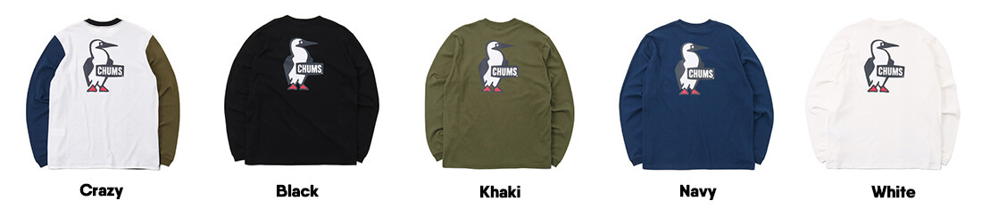 ブービーロゴロングスリーブTシャツ