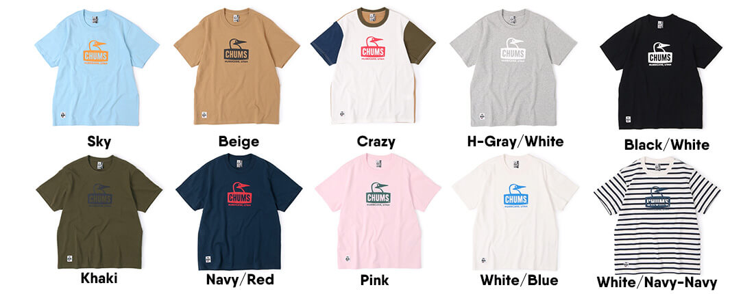 チャムスロゴTシャツ