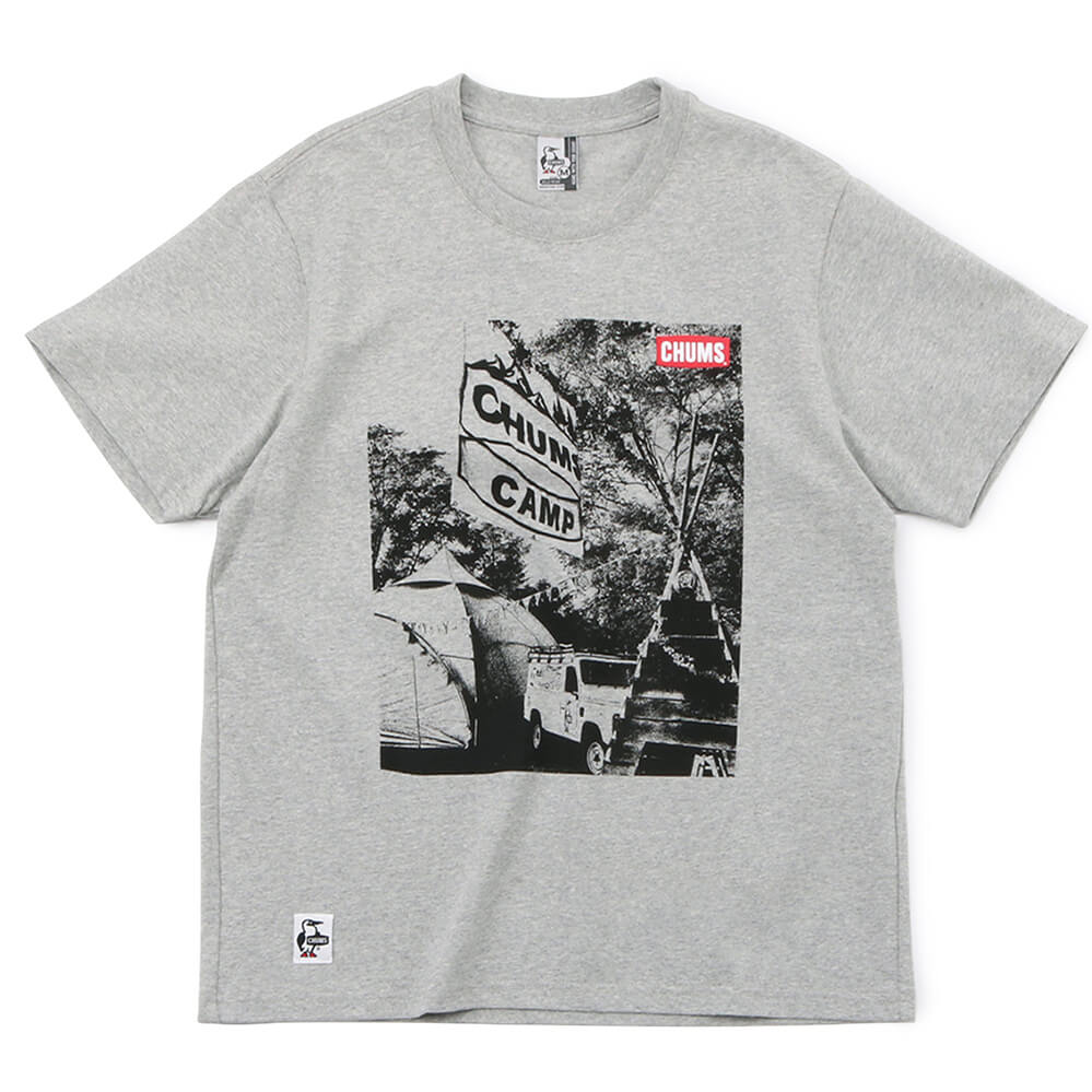 チャムスキャンプフォトTシャツ