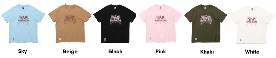 レッツゴーオンアンアドベンチャーTシャツ