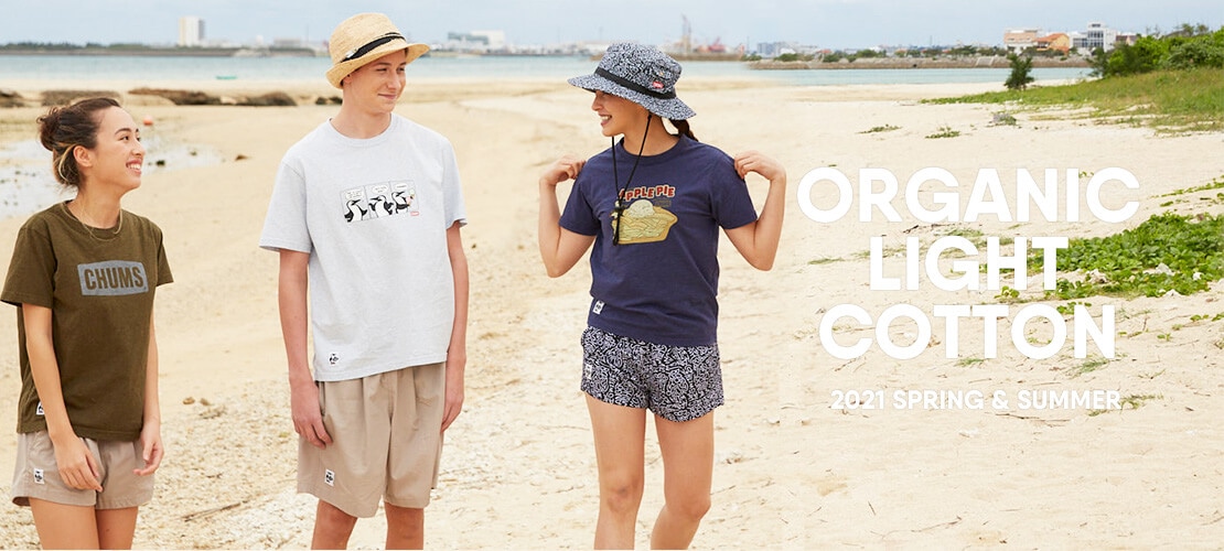 チャムス Tシャツ オーガニックライトコットン オーガニック