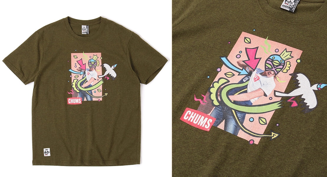 ブービーマスクグラフィティTシャツ