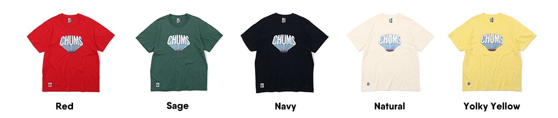 3DチャムスロゴTシャツ