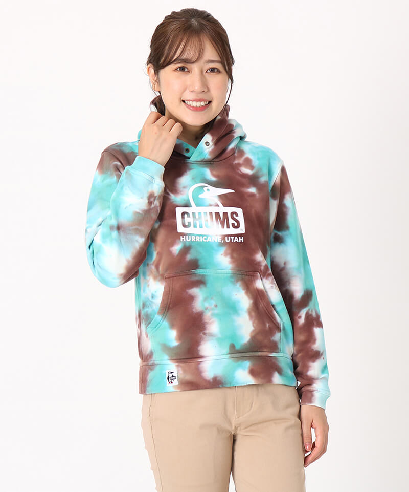 Booby Face Pullover Parka/ブービーフェイスプルオーバーパーカー(トップス/スウェット)(M Forest Tie-Dye):  トップス|CHUMS(チャムス)|アウトドアファッション公式通販