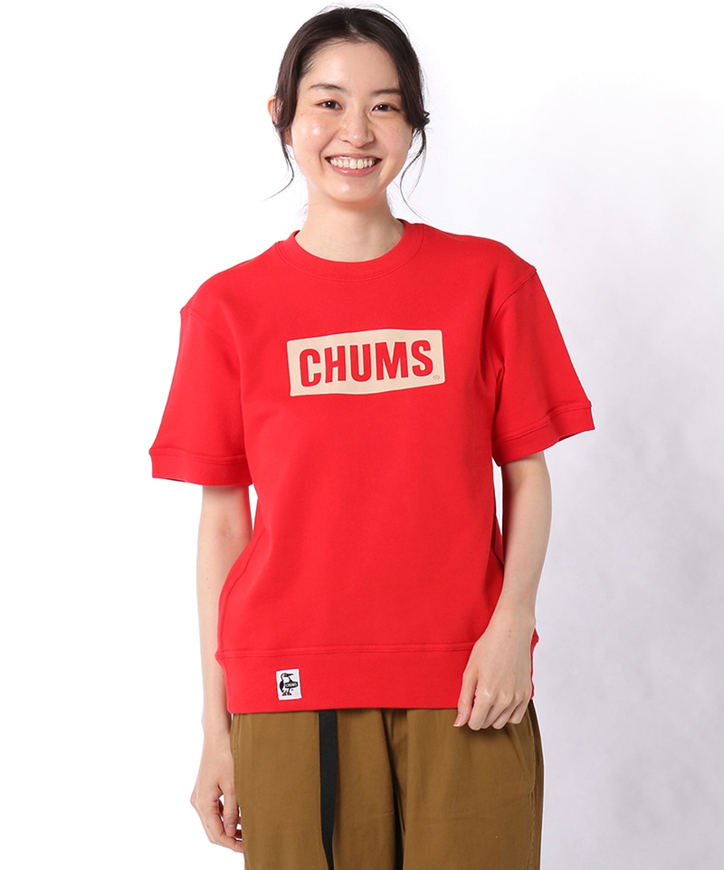 S/S CHUMS Logo Crew Top(ショートスリーブチャムスロゴクルートップ(トップス/スウェット))
