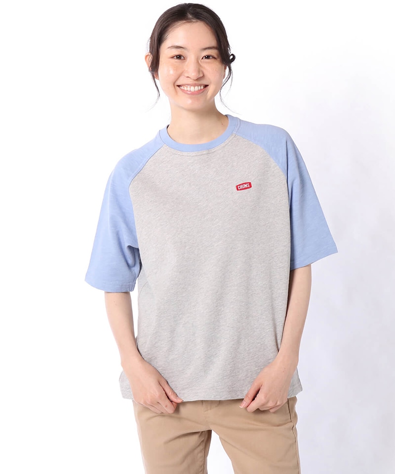 Keystone Oversize Raglan Crew Top/キーストーンオーバーサイズラグランクルートップ(トップス｜スウェット)(M  Black): トップス|CHUMS(チャムス)|アウトドアファッション公式通販