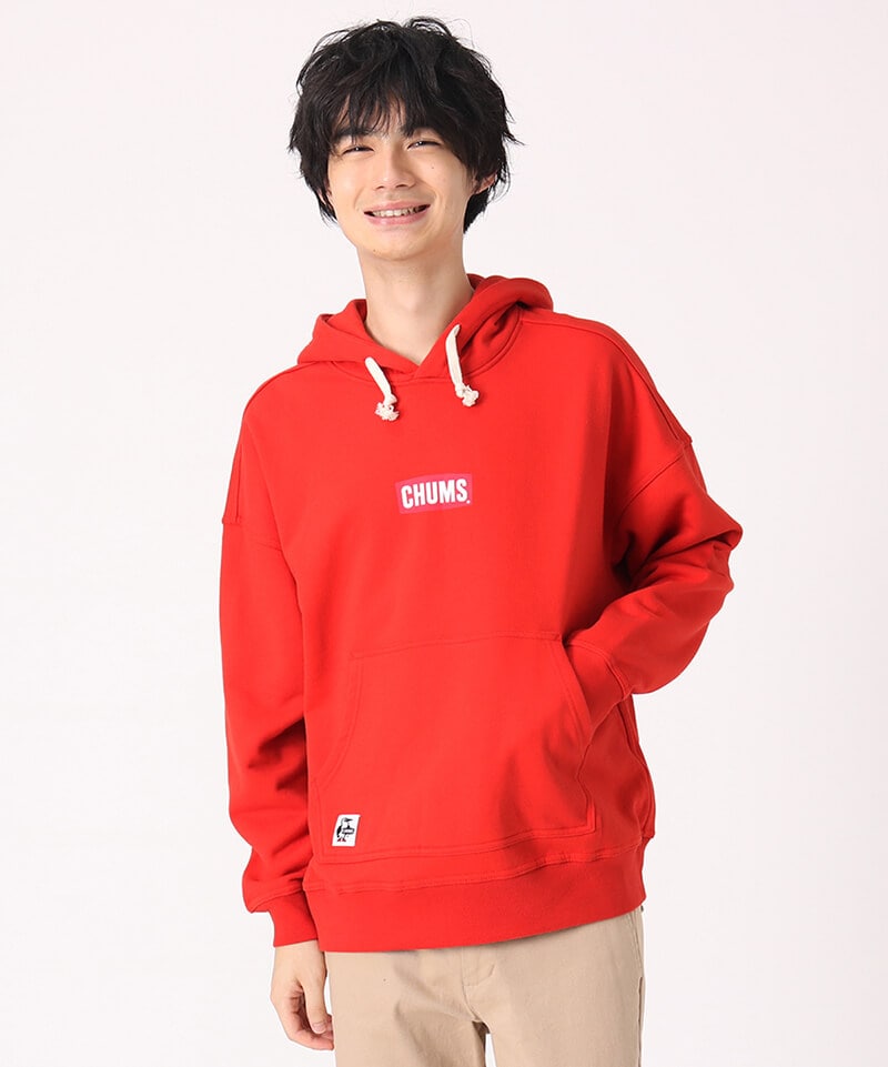 Oversized Mini CHUMS Logo Pullover  Parka/オーバーサイズドミニチャムスロゴプルオーバーパーカー(トップス/スウェット)