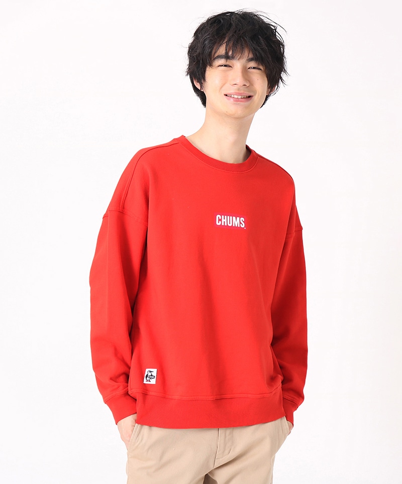 Oversized Mini CHUMS Logo Crew Top/オーバーサイズドミニチャムスロゴクルートップ(トップス/スウェット)(M Sun Flower): トップス|CHUMS(チャムス)|アウトドアファッション公式通販 Oversized Mini CHUMS Logo Crew Top/オーバーサイズドミニチャムスロゴクルートップ(トップス/スウェット)(M Sun Flower): トップス|CHUMS(チャムス)|アウトドアファッション公式通販