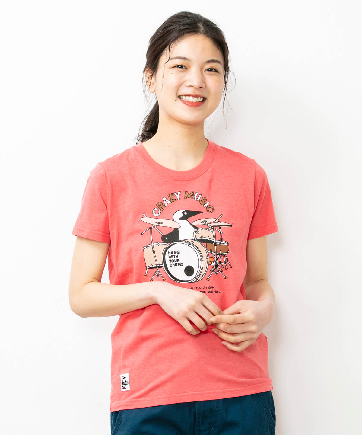 Booby Drums T Shirt ブービードラムスtシャツ トップス Tシャツ M Bronze トップス Chums チャムス アウトドアファッション公式通販