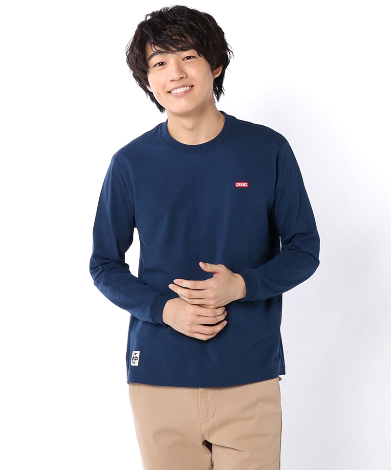 Booby Logo L/S T-Shirt/ブービーロゴロングスリーブTシャツ(ロンT/ロングTシャツ)(M Brown): トップス|CHUMS( チャムス)|アウトドアファッション公式通販