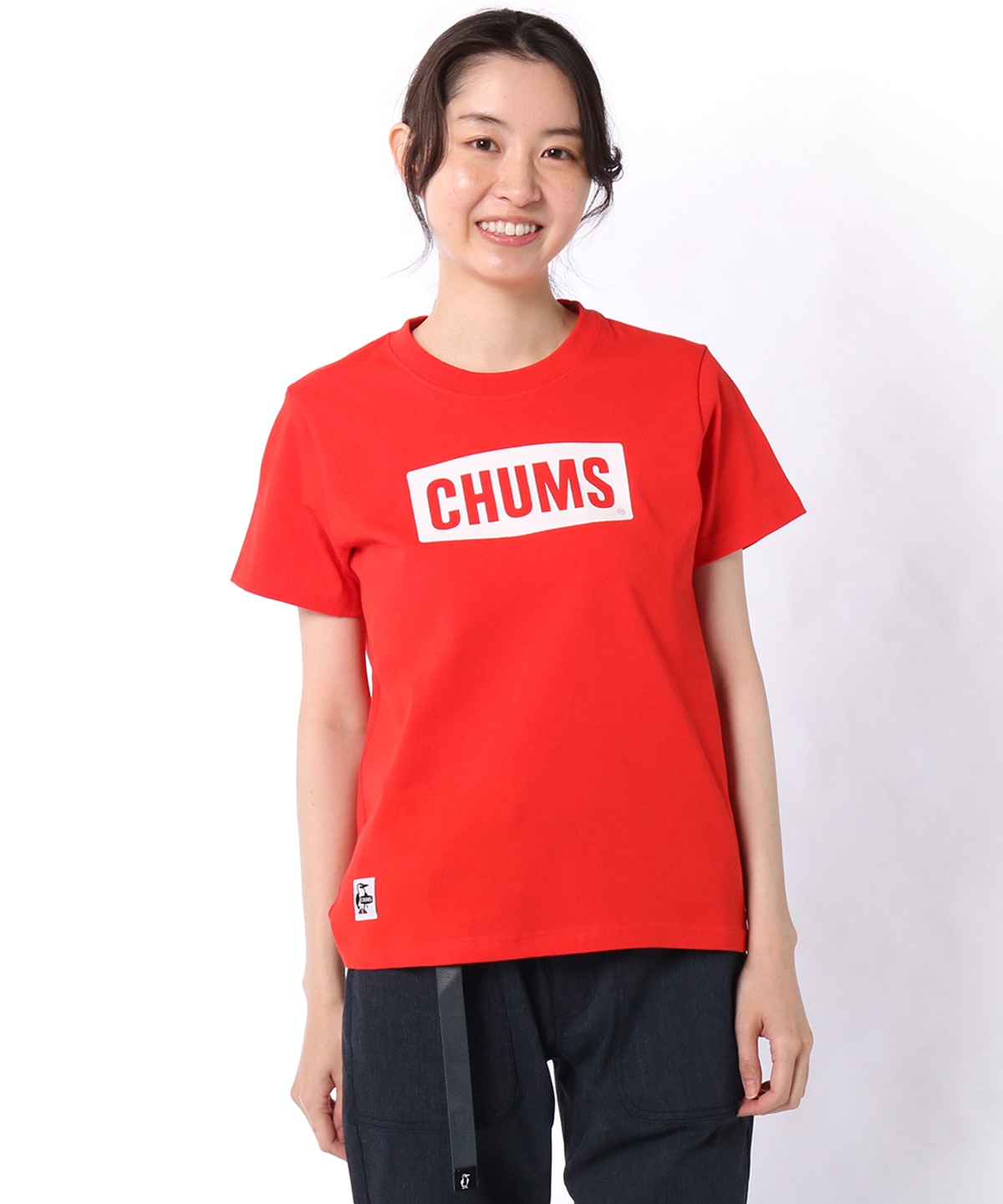Chums Logo T Shirt チャムスロゴtシャツ トップス Tシャツ M Teal Blue トップス Chums チャムス アウトドアファッション公式通販